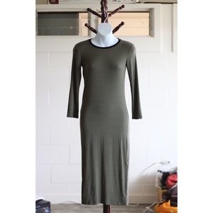 Long sleeve maxi dress
